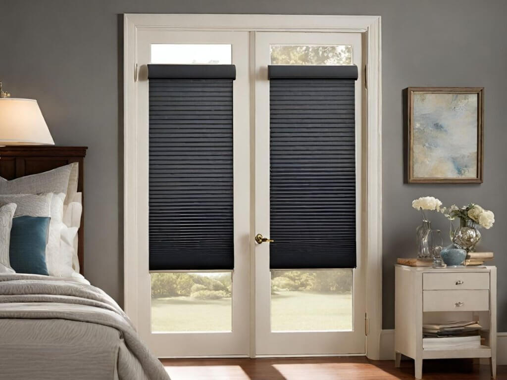 Cellular Shade in Door - Galaxy Window Coverings