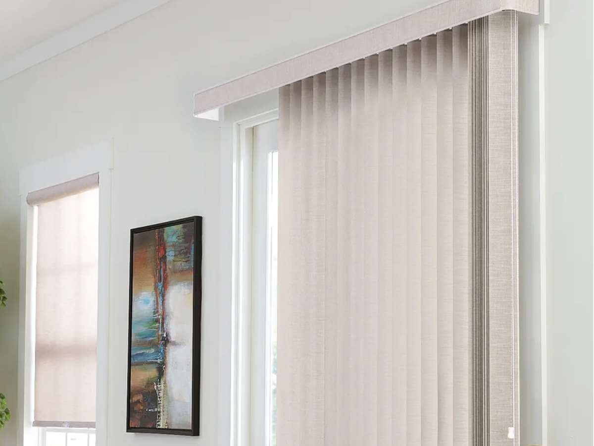 Graber Fabric Vertical Blinds Sliding Door